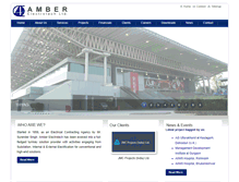 Tablet Screenshot of amberelectrotech.com